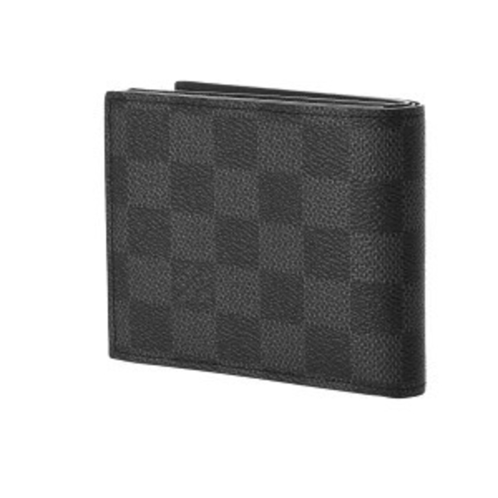 Louis Vuitton Damier Graphite Black Portefeuille Amerigo NM Black Gray - Picture 2 of 7